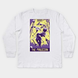 Robo Tarot: The Magician Kids Long Sleeve T-Shirt